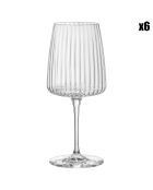 6 Verres à vin rouge Exclusiva transparents - 53.5cl
