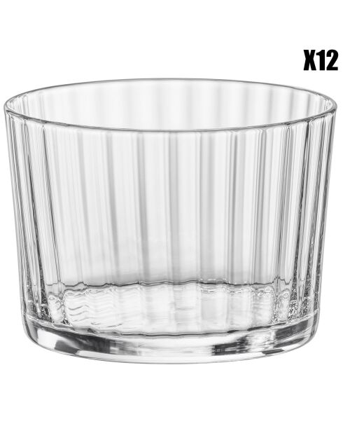 12 Verres à liqueur Exclusiva transparents - 21.5cl