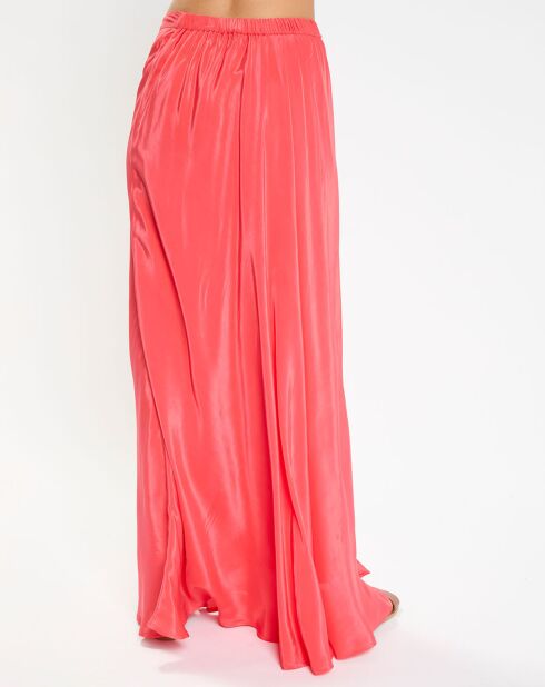 Jupe longue Sorella corail