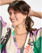Robe longue Maggy violette