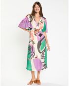 Robe longue Maggy violette