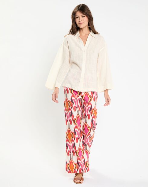 Camicia Olivia ecru