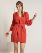 Robe Elsa  rouge