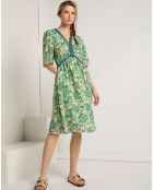 Robe Iris verte