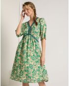 Robe Iris verte