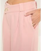 Pantalon en Lin mélangé Elena rose
