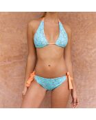 Haut de maillot de bain Henrietta bleu/orange