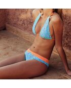 Haut de maillot de bain Henrietta bleu/orange