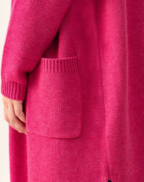 Gilet en Laine mélangée Amira pivoine