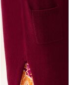 Gilet en Laine mélangée Amira prune