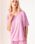 Top 100% Lin Fanny lilas