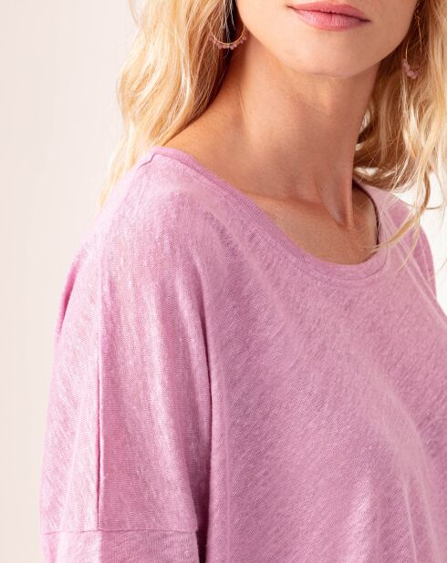 Top 100% Lin Fanny lilas