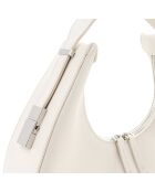Sac porté épaule Riviera crème - 32x8x26 cm