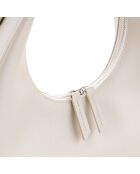 Sac porté épaule Riviera crème - 32x8x26 cm