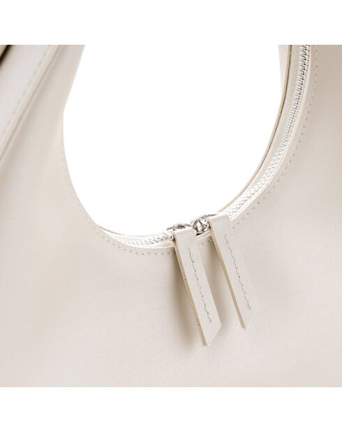 Sac porté épaule Riviera crème - 32x8x26 cm