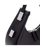 Bolso de hombro Riviera negro - 32x8x26 cm