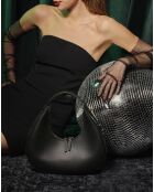 Bolso de hombro Riviera negro - 32x8x26 cm