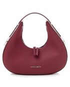 Bolso de hombro Riviera rojo burdeos - 32x8x26 cm