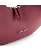 Bolso de hombro Riviera rojo burdeos - 32x8x26 cm
