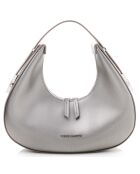 Borsa a tracolla Riviera argento - 32x8x26 cm