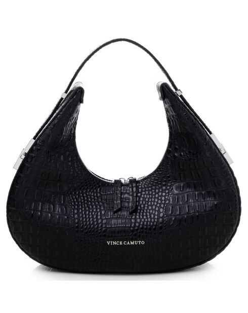 Sac porté épaule Riviera noir - 32x8x26 cm