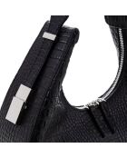 Borsa a tracolla Riviera nera - 32x8x26 cm