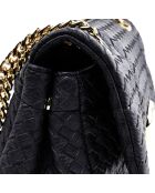Sac porté épaule Bologna noir - 20x8x17 cm