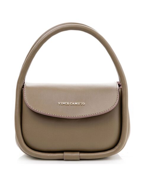 Sac à main Como taupe - 19x9x15 cm