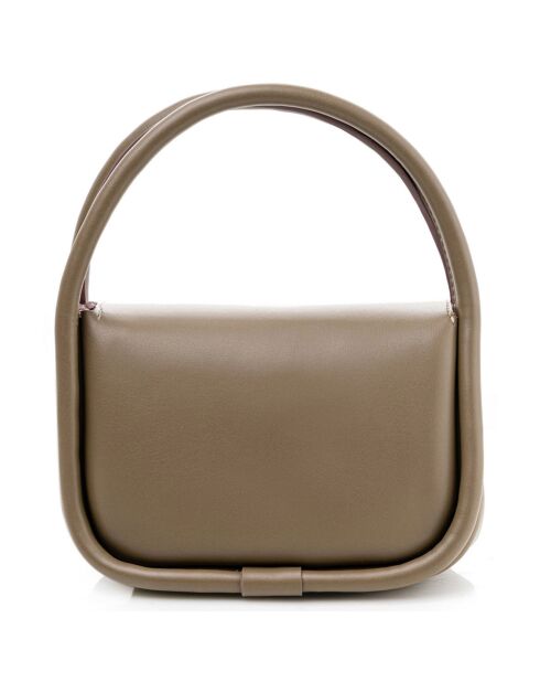 Sac à main Como taupe - 19x9x15 cm