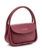 Bolso de mano Como rojo burdeos - 19x9x15 cm