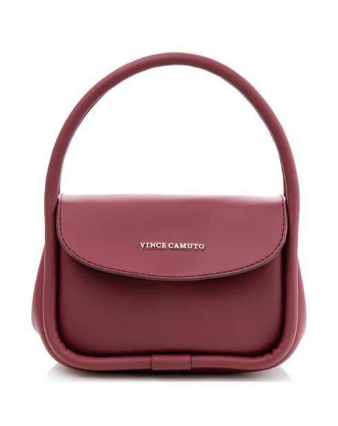 Sac à main Como rouge bordeaux - 19x9x15 cm