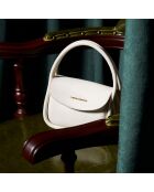 Sac à main Como blanc - 19x9x15 cm