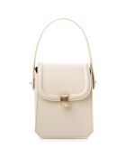 Bolso de hombro Lagoon crema - 13,5x7x17 cm