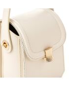 Bolso de hombro Lagoon crema - 13,5x7x17 cm
