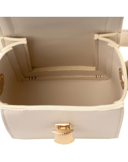 Bolso de hombro Lagoon crema - 13,5x7x17 cm