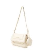 Bolso de hombro Genoa crema - 28x7x18 cm