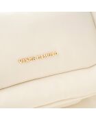 Bolso de hombro Genoa crema - 28x7x18 cm