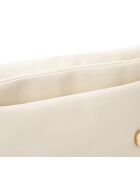Bolso de hombro Genoa crema - 28x7x18 cm