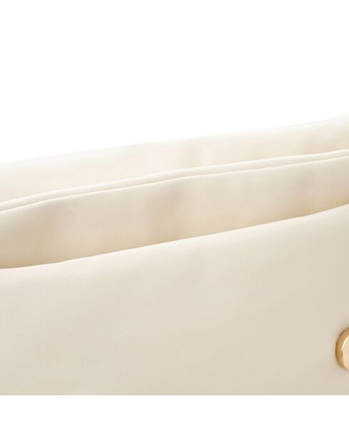 Bolso de hombro Genoa crema - 28x7x18 cm