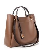 Bolso Sicilia taupe - 32x14x28 cm