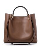 Bolso Sicilia taupe - 32x14x28 cm