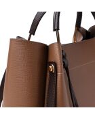 Bolso Sicilia taupe - 32x14x28 cm
