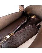 Bolso Sicilia taupe - 32x14x28 cm