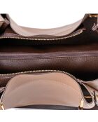 Bolso Sicilia taupe - 32x14x28 cm
