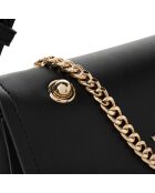 Sac porté épaule Sorrento noir - 27x8x20 cm