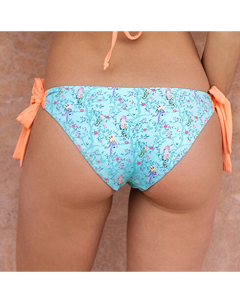 Blauw/oranje bikinibroekje Lisa