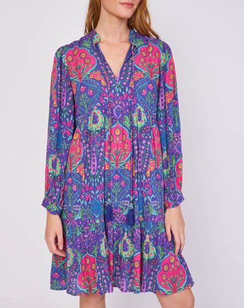 Robe Chica imprimée marine