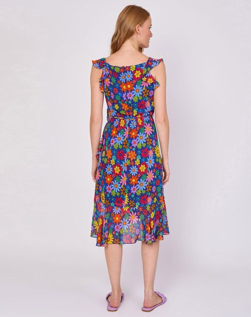 Robe Constantine imprimée bleue