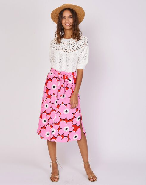 Florentinischer rosa bedruckter Rock