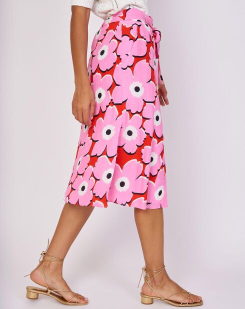 Florentinischer rosa bedruckter Rock